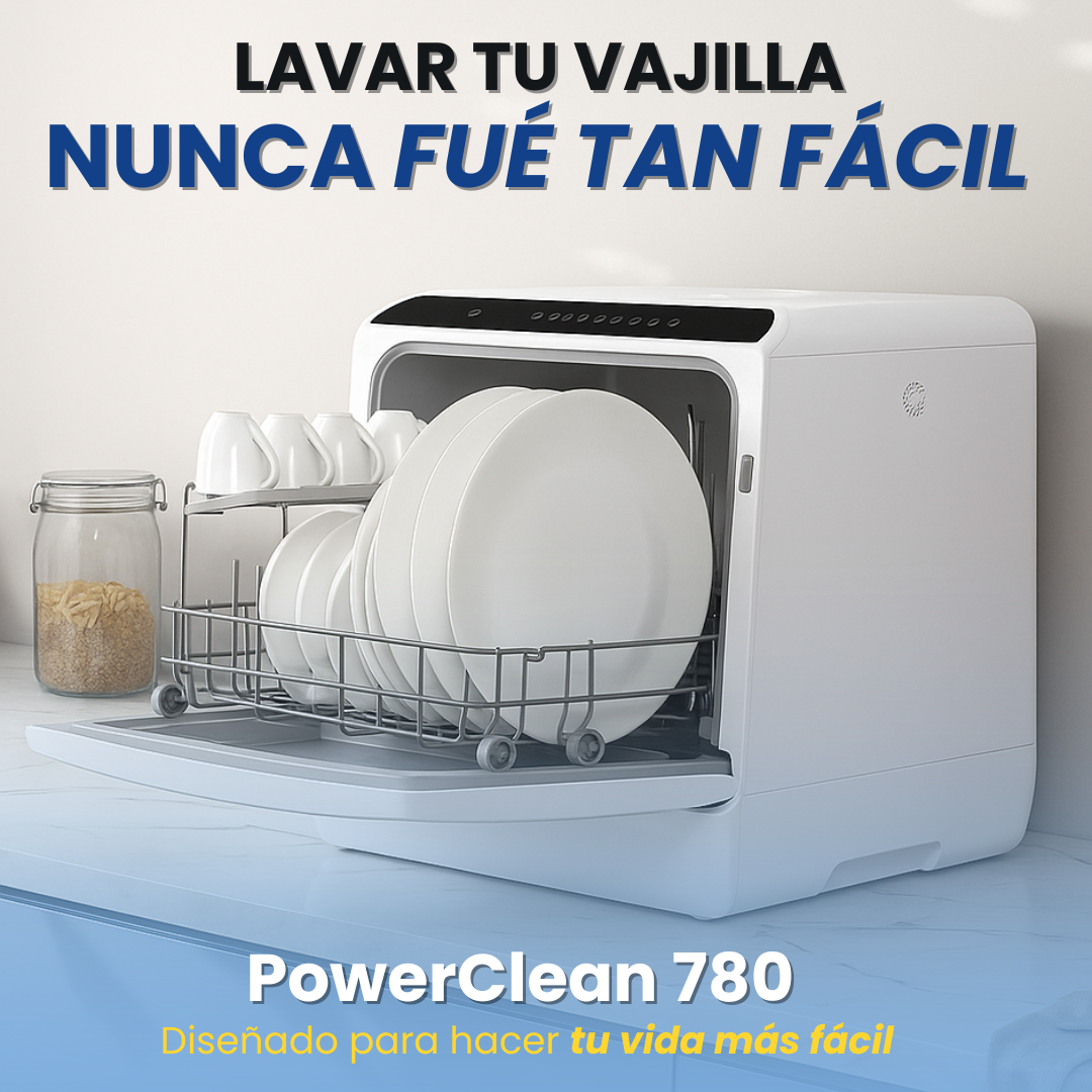 Power Clean 780 - Lavavajillas portátil Inteligente