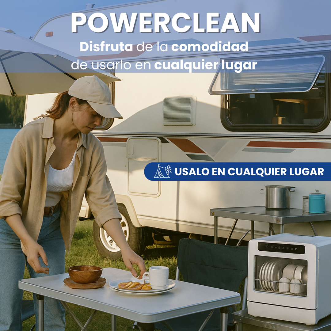 Power Clean 780 - Lavavajillas portátil Inteligente